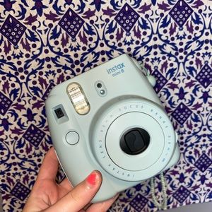 Instax mini 8 Polaroid camera baby blue